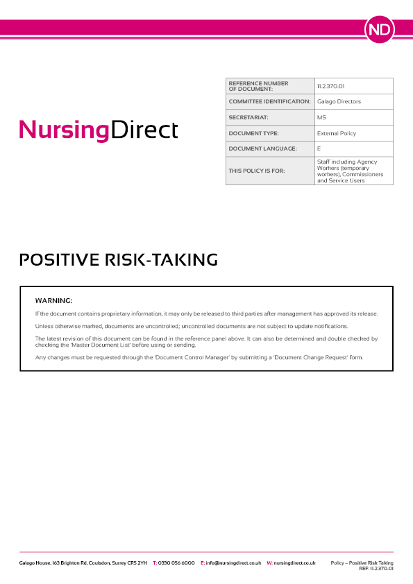 11.2.370.01 NDHL Policy Positive Risk Taking