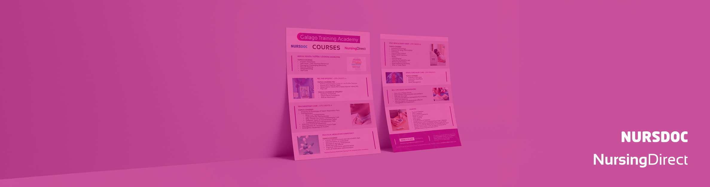 Nursing Direct Page Banner Training Academy