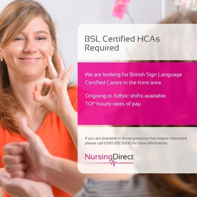 BSL CERTIFIED CARERS